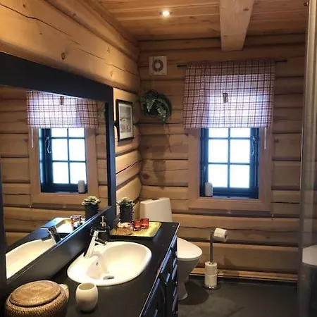 Vakantiehuis Great Log Cabin With Ski Inout And Fast Wifi *