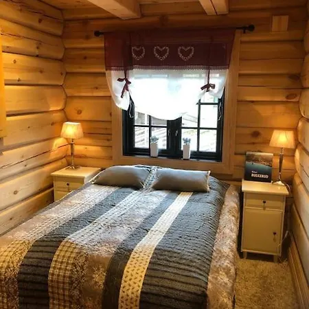 Vakantiehuis Great Log Cabin With Ski Inout And Fast Wifi